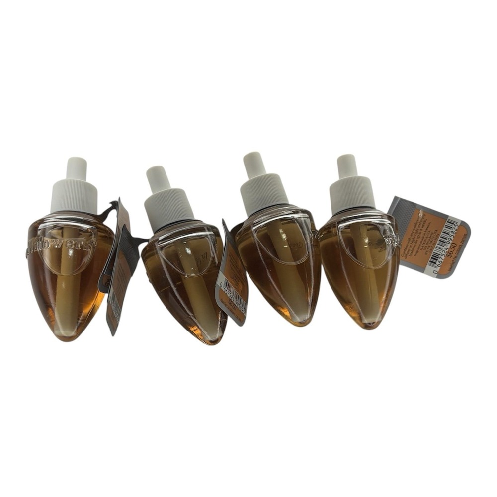 Bath & Body Works Vintage Caramel Apple Wallflowers 4 Pack Slatkin Home Fragranc
